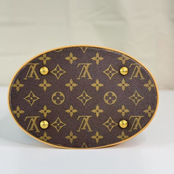 Louis Vuitton Petit Bucket Shoulder Bag Monogram Canvas - Picture 5 of 8
